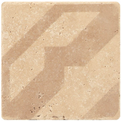 Натуральный травертин, ORNAMENT №5 10x10, Provance Натуральный травертин, ORNAMENT №5 10x10, Provance
