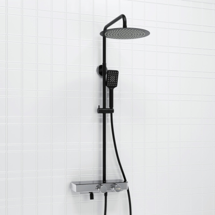 A114.160.130.CB Thermo Душевой комплект с термостатическим смесителем