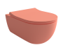 Унитаз подвесной V-Tondo, цвет  мат розовый, в комплекте с  крепежной арматурой, 1416-032-0129, шт