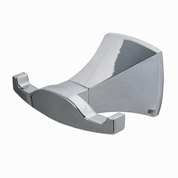 Крючок двойной Wern, 9х5,2х7,6 см, хром, K-2523D