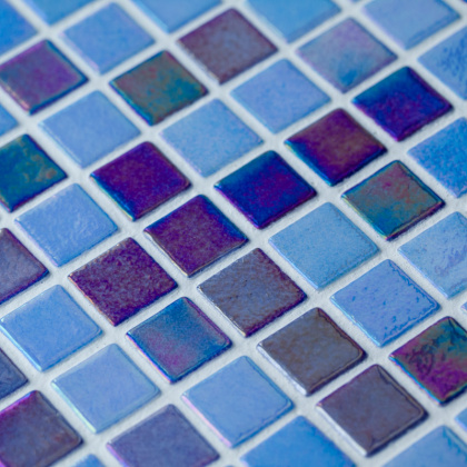 Стеклянная мозаика, MIX DEEP BLUE 552/555, Shell Стеклянная мозаика, MIX DEEP BLUE 552/555, Shell