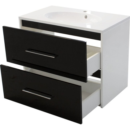 Тумба подвесная под умывальник Vegas 800х450 2 ящика (ШхГхВ) 798х446х607