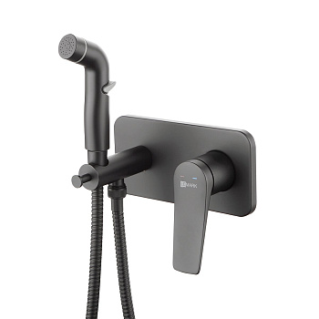 Смеситель Lemark Bronx LM3720BL с гигиеническим душем, встраиваемый Смеситель Lemark Bronx LM3720BL с гигиеническим душем, встраиваемый