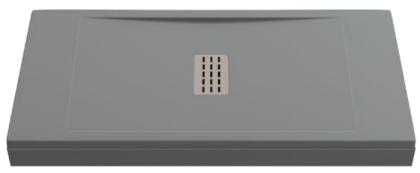 Душевой поддон Creto Etna 160x80 прямоугольный, серый