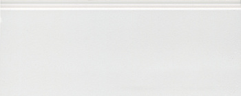 Плинтус Флориан белый матовый обрезной 30x12x1,3