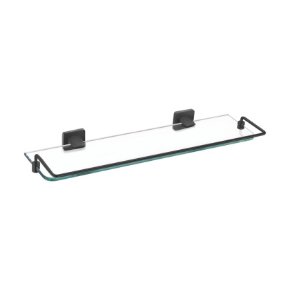 Полка стеклянная, RG1519H Rose, Черный Полка стеклянная, RG1519H Rose, Черный