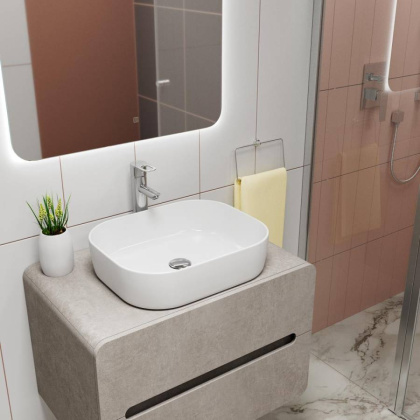 Умывальник Point Афина 50 PN43041 прямоугольный, белый Умывальник Point Афина 50 PN43041 прямоугольный, белый