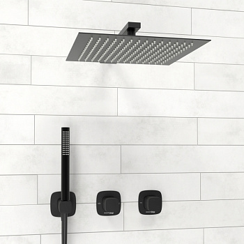 A9151.264.219.162.327.242.217  Встраиваемый комплект для душа с верхней душевой насадкой и лейкой