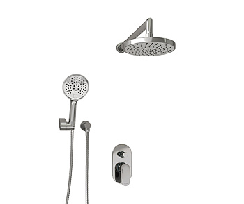 A14029 Встраиваемый комплект для душа с верхней душевой насадкой и лейкой Wasserkraft A14029 Встраиваемый комплект для душа с верхней душевой насадкой и лейкой Wasserkraft