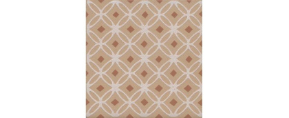 Декор VT\C607\1337 Агуста  1 оранжевый матовый 9,8см*9,8см*7мм (1уп/30шт/), шт