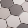 Противоскользящая мозаика, Hexagon Grey Mix Antislip 51x59, Non-Slip