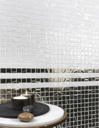 Мозайка Темари 20003 белая  (12шт-1,066м2) 29,8*29,8*3,5, м2