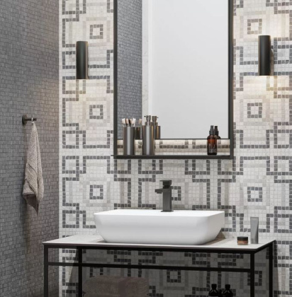 Декор MBS008 Про Лаймстоун Спакко 2 20см*20см*9мм (1уп/1шт/)мозаичный матовый, шт