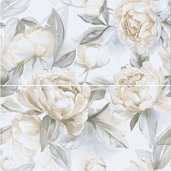Плитка Elite Peonies Decor A+B 60x120 Matt Плитка Elite Peonies Decor A+B 60x120 Matt