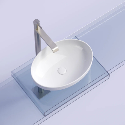 Умывальник чаша накладная овальная Element 502*363*145мм Умывальник чаша накладная овальная Element 502*363*145мм