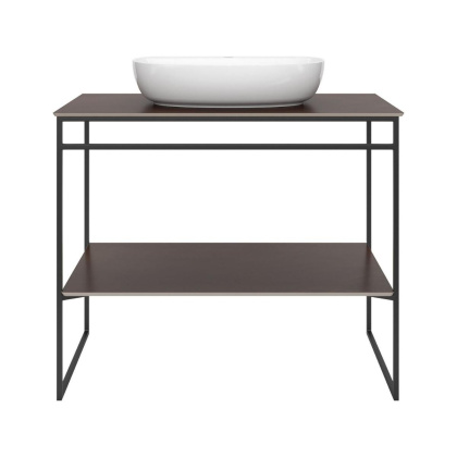 Металлическая структура PLAZA Next напольная 100, черная матовая PL.N.100.01\BLK.M