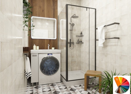 Тумба напольная под умывальник Riga Luxe 800х590 правосторонняя (ШхГхВ) 180х576х860 Тумба напольная под умывальник Riga Luxe 800х590 правосторонняя (ШхГхВ) 180х576х860