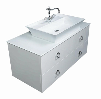 Тумба 140см*43,5 WHITE 831-140-WH Boheme