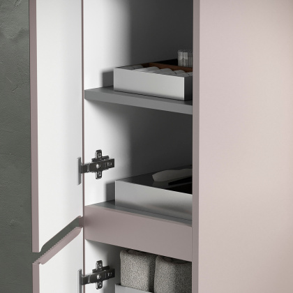 Шкаф-пенал SANCOS Snob T подвесной Doha Soft, 350х350х1650 мм, арт. PSNT35SM