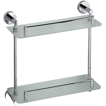 Полочка стеклянная двойная Полочка стеклянная двойная