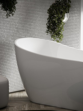 Ванна Perla акриловая отдельностоящая, арт. FB06