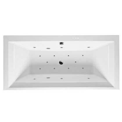 Ванна EXCELLENT Crown Grand 190x90 "RELAX" (хром)