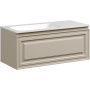 Тумба подвесная SANCOS Very 995х445х406, c одним  ящиком оснащенным доводчиками, леавая , Beige Soft , арт.VR100LCE