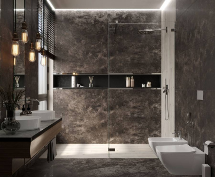 Керамогранит Laparet Milkiway Antracite Металлизированный 60х120 (2шт_1,44м2), м2