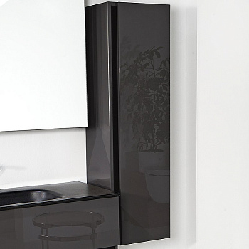 Пенал Vallessi 120*35*28,5cm Антрацит глянец 836-A glossy Boheme Пенал Vallessi 120*35*28,5cm Антрацит глянец 836-A glossy Boheme