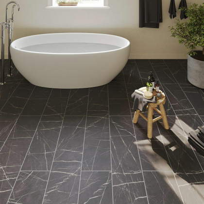 Ламинат Egger 8/33 Large Aqua+ Камень Пьетра Гриджиа чёрный EPL 246