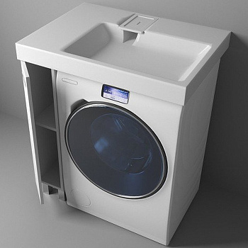 Комплект напольный под умывальник Riga Luxe 800х590 левосторонний Ш180хГ576хВ860