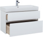 Тумба под раковину Aquanet Бруклин 100 белый