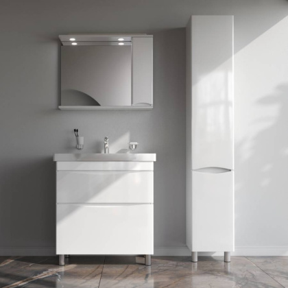 База под раковину напольная, 65х80х45 см, белая, M80FSX0802WG