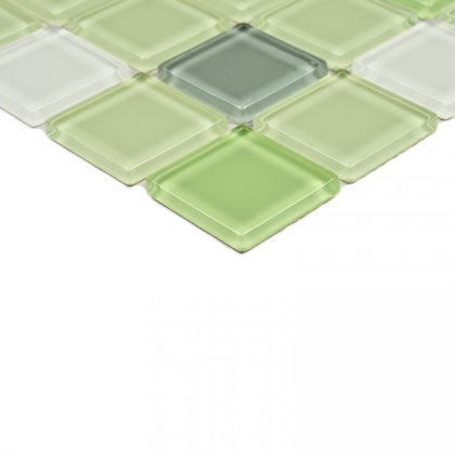 Мозаика стеклянная Soft mix (чип 4*25*25) 300*300(22шт.-1.98м2), м2 Мозаика стеклянная Soft mix (чип 4*25*25) 300*300(22шт.-1.98м2), м2