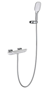 Смеситель Timo Helmi 4024/00-16Y для ванны с душем, белый-хром