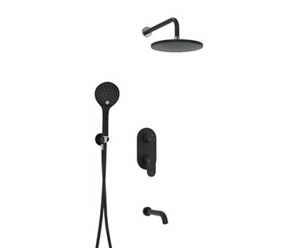 A177471 Встраиваемый комплект для ванны с верхней душевой насадкой, лейкой и изливом Wasserkraft A177471 Встраиваемый комплект для ванны с верхней душевой насадкой, лейкой и изливом Wasserkraft