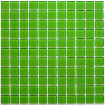 Мозаика стеклянная Green Glass (чип 4*25*25) 300*300(22шт-1.98м2), м2