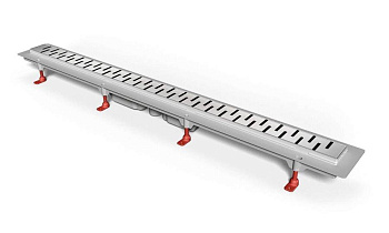 Душевой лоток 65 см Creto Snake CRE-650 SN-Down с решеткой, хром