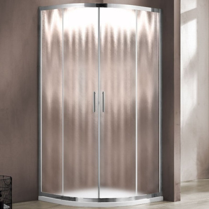 Душевой уголок Garda VSQ-1G800CH, 800*800, хром, стекло шиншилла