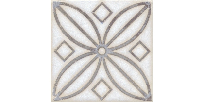 Вставка Амальфи орнамент коричневый  9,8x9,8x0,7 STG_A402_1266H Вставка Амальфи орнамент коричневый  9,8x9,8x0,7 STG_A402_1266H