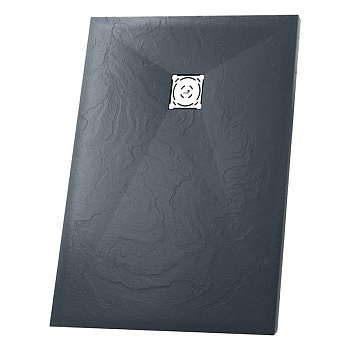 Душевой поддон RGW ST-0120G 100 x 120 см, прямоугольный, из искусственного камня, графит, 16152012-02