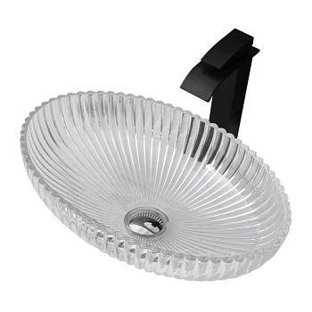 Раковина накладная стеклянная ABBER Glas AK2304 прозрачная