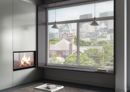 Керамогранит DARK GREY 2400х800х15мм Polished