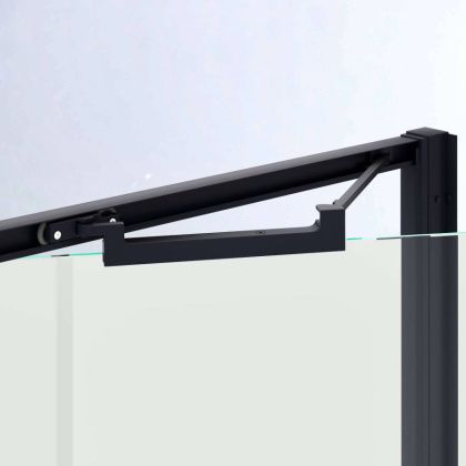 Душевая дверь  80*195 RGW SV-05-B Чёрный/Прозрачное/8 мм (Easy)