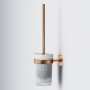 Стойка с туалетной щеткой, розовое золото A85A33344