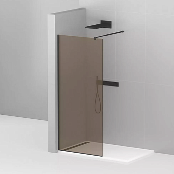 LIBERTA-90-BR Стекло для перегородки Liberta, бронза, 900х1950 мм