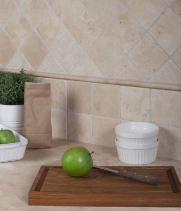 Натуральный травертин МОЛДИНГ 1,5х30,5, Provance