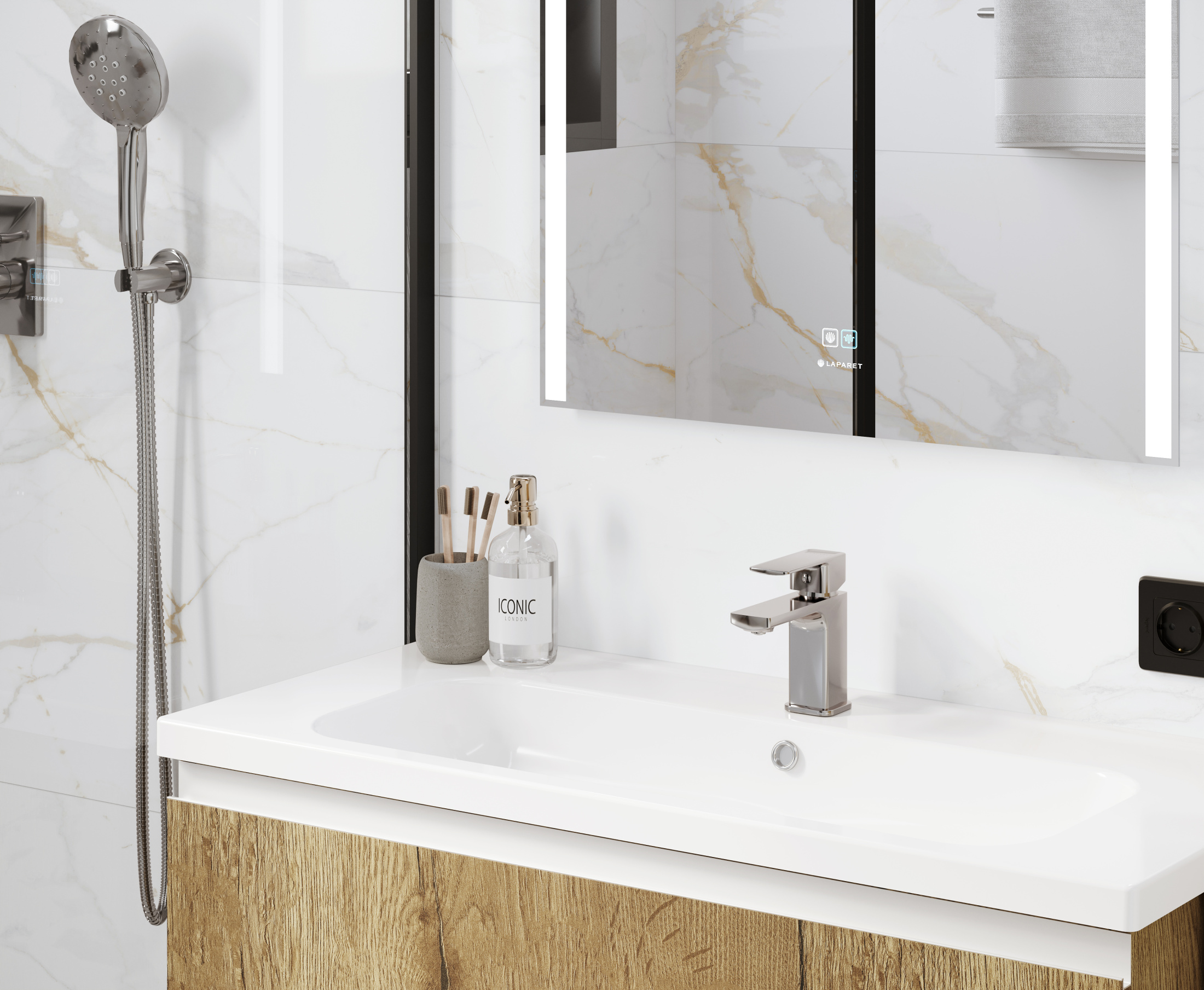 Solar Bliss Керамогранит белый 60х60 Полированный