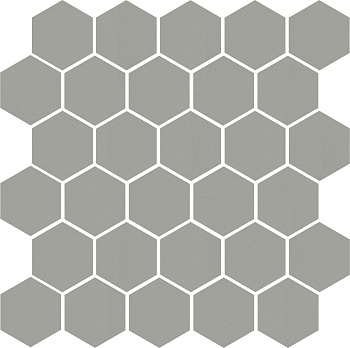 Мозаика Агуста серый светлый натуральный 29,7x29,8x0,69 из 30 частей 5,2х6