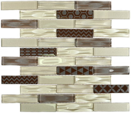 Стеклянная мозаика Bonaparte Optima Brown 30х30 см Стеклянная мозаика Bonaparte Optima Brown 30х30 см
